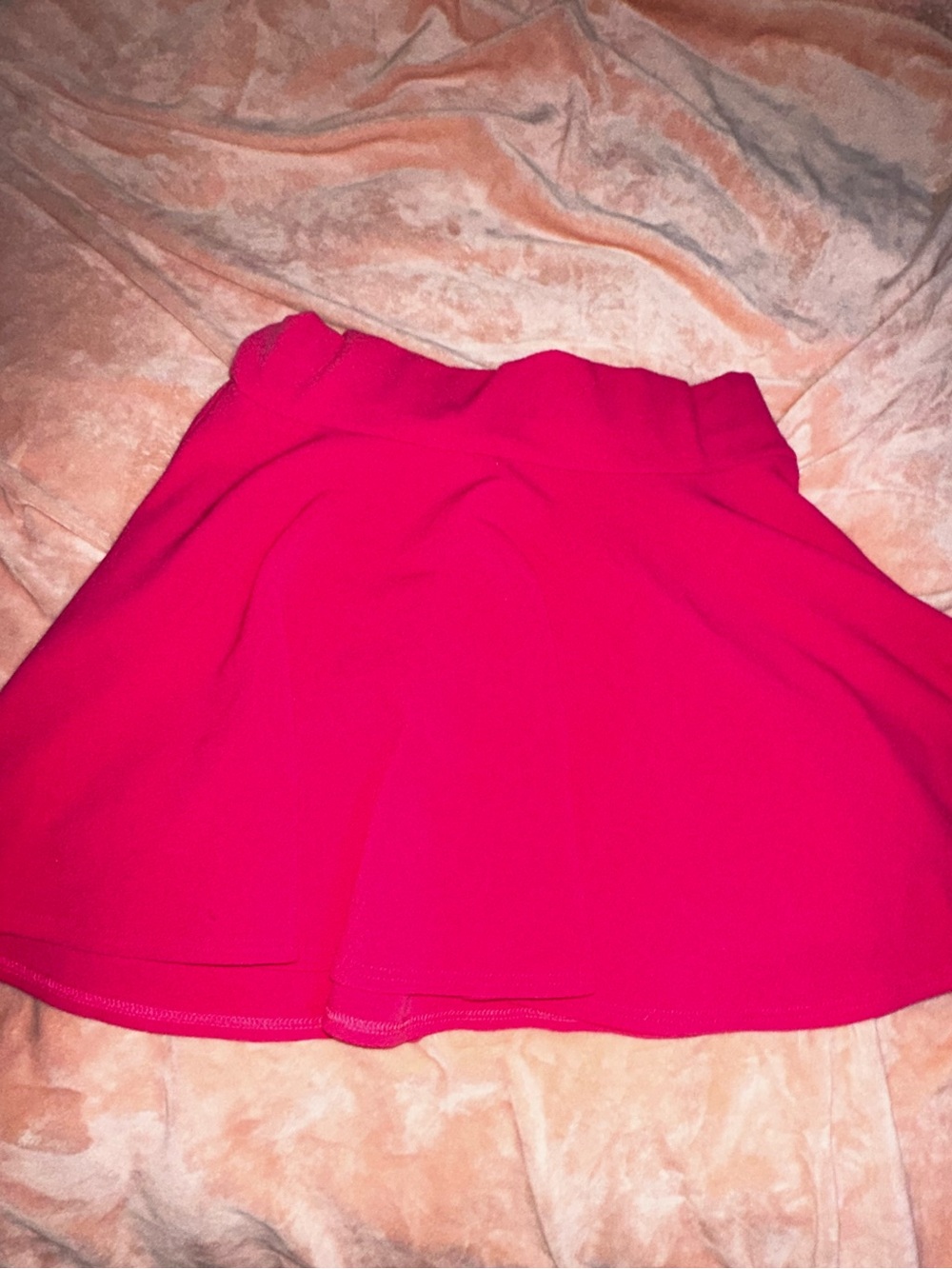 Bright Pink Flared Women's Skirt